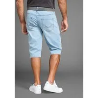 H.I.S Jeansbermudas HANTZ (Set, 2-tlg., mit abnehmbarem Gürtel) gerader Beinschnitt, Used-Look mit Abriebeffekten