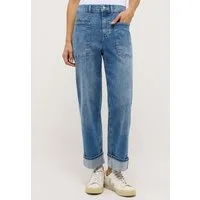 ANGELS Relax-fit-Jeans LIBERTA TURN UP Relaxed fit, aus Baumwollmischung, mit großen Vordertaschen