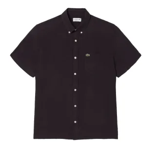 Lacoste Short Sleeve Linen Shirt