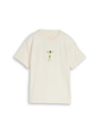 tom tailor kids - Oversize T-Shirt mit Foto-Print auf der Rückseite Wool White - Gr. - 98