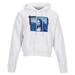 Off-White Hoodie mit Mona Lisa-Print