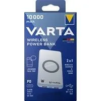 Wireless Powerbank 10.000 weiß, 10.000 mAh, Qi, Power Delivery, Quick Charge 3.0