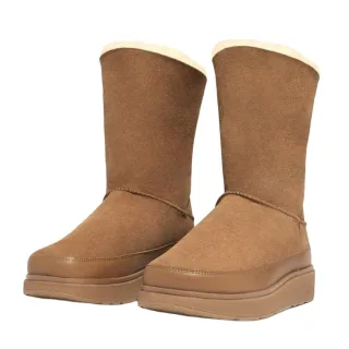 Fit Flop - "Gen-FF Short" Schneestiefel für Damen, Lammfell (Braun)