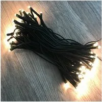 Mojawo Lichtervorhang 100'er LED Solar Lichterkette warmweiß