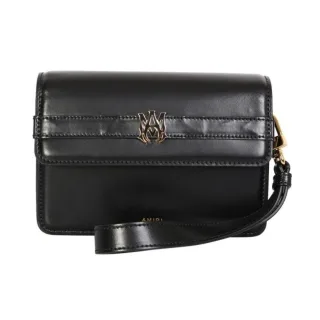 Amiri Kalbsleder „ma" Kleine Clutch Schwarze Tasche