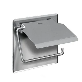 KWC Aquarotter WC-Rollenhalter, Edelstahl, 145x130x25 mm, Aufputz, 2000057045 2000057045