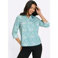 Sieh an! Klassische Bluse Langarm-Bluse Langarm