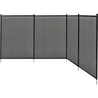 COSTWAY Pool-Sicherheitsleiter Poolschutzaun, kindersicher, 360 x 125cm