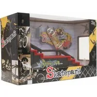Vedes Spiel Fingerskateboard Rampe Set inkl. Board & Werkzeug 24x11x9cm