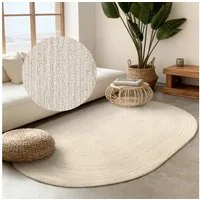 HANSE Home Teppich Rangpur Juteteppich, in rund und oval, oval, Höhe: 10 mm, handgewebt, 100% Jute, Natur, Wohnzimmer, Flur, Boho, Skandi