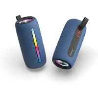 Denver BTL-360BU Bluetooth-Speaker Stereo (2 Lautsprecher) (10 W, RGB- Lichtfunktion, TWS-Funktion, Freisprecheinrichtung)