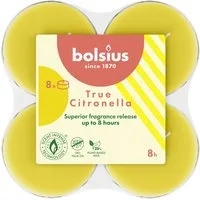 Bolsius Duftkerze Bolsius Maxi-Lichte Citronella 8er Pack