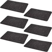 HAC24 Platzset Filz Platzmatte Tischsets Untersetzer Tischmatten Filzuntersetzer, (Set, 6-St), 44 x 30 cm, Rechteckig