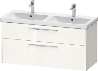 Duravit D-Code Waschtischunterschrank wandhängend Schubk. 2, für Doppelwaschtisch  DC4674010220000
