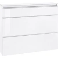 Home affaire Schuhschrank Magic Schuhschrank, Schuhkommode, Schuhregal, softgriff 3 Klappen,Doppelschuhtrommeln,hochglanz lackiert oder matt,Breite 120