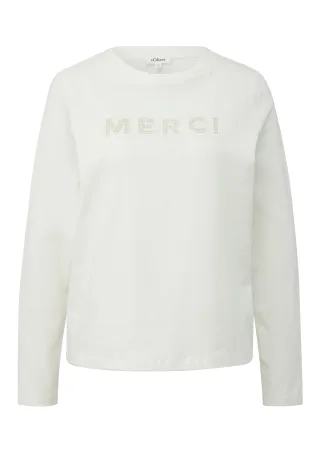 s.Oliver - T-Shirt creme - Gr. - 38