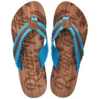 Robin Ruth FF-Damen Zehentrenner Damen Flip Flops mit flacher Sohle in verschiedenen Designs