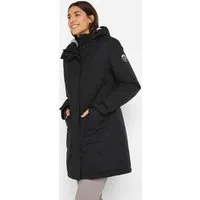 bonprix Funktionsparka mit Teddyfleece, mit Kapuze, wasserdicht, lässig geschnitten