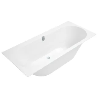 Villeroy und Boch Oberon 2.0 Rechteck-Badewanne UBQ180OBR2DV-01 180x80cm, Ablauf mittig, weiß