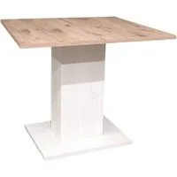 FURNARO Esstisch, eckig ausziehbar in pino aurelio / viking oak B/H/T: 80-120x76x80 cm