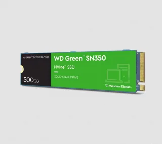 Western Digital WD Green SN350 NVMe SSD 500GB | wds500g2g0c | M.2 2280 / M-Key / PCIe 3.0 x4
