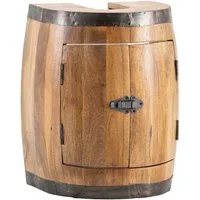 massivum Weinregal Waschbeckenunterschrank Barrel