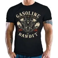 GASOLINE BANDIT® T-Shirt für Biker - Vintage Riders