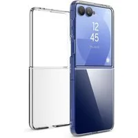 CoolGadget Handyhülle Silikon Handy Hülle Slim für Samsung Galaxy Z Flip 7, dünne TPU Schutzhülle Case in transparent / durchsichtig