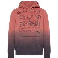 CAMP DAVID Hoodie Dip Dye mit Label-Stickereien