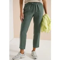 CECIL Stoffhose Style Tracey im Casual Fit und aus Leinen