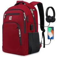 OKWISH Laptoprucksack Laptop Rucksäcke Schulrucksack Wasserbeständig Laptoptasche (Uni Tasche Businessrucksack Sportrucksack, Backpack mit Laptopfach, Anti-Diebstahl, mit USB-Anschluss), Herren Damen Jungen Teenager Arbeit Business Freizeit Reisen