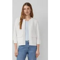 s.Oliver Sweatjacke Sweatshirt Jacke Scuba-Jacke im Relaxed Fit mit 3/4-Arm
