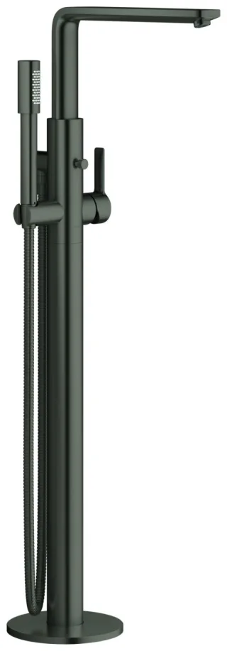 GROHE EH-Wannenbatterie Lineare 23792_1 Bodenmontage FMS hard graphite gebürstet, 23792AL1 23792AL1