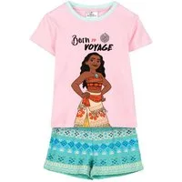 Disney Pyjama Moana Schlafanzug Kinder T-Shirt & Short aus 100 % Baumwolle