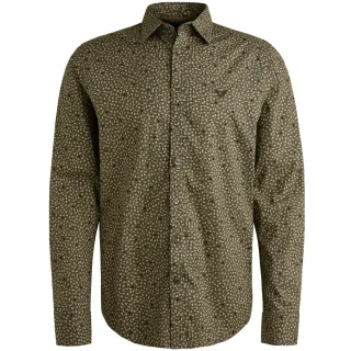 PME Legend - Hemd mit Allover-Print grün - Gr. - XXL