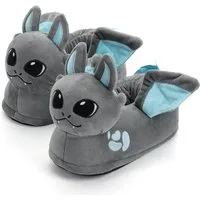 Corimori Tier Pantoffeln für Erwachsene Einheitsgröße 34-44 Plüsch Hausschuhe (Packung, Geschenk) EU Einheitsgröße 34-44, Spark der Drache, für Kinder und Erwachsene