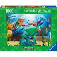 Ravensburger Puzzle Minecraft Mosaic, 1000 Puzzleteile, Made in Germany