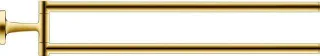 Duravit Starck T Handtuchhalter Gold Poliert 88x486x57 mm - 0099413400 0099413400