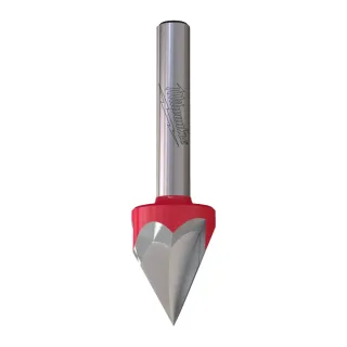 Milwaukee Laserpunktfräser 1/4" Schaft 12,7 x 57,2 mm - 4932500959