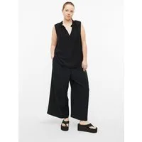 QS Culotte Hose Culotte aus leicht strukturiertem Viskosemix
