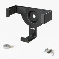 Hama TV-Wandhalterung Wandhalterung für Apple TV HD (4. Gen) Apple TV HD 4K (1./2./3. Gen), (magnetisch, flach, Farbe Schwarz, mit Montagezubehör, Fernseher)