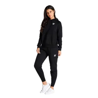 SikSilk - Hoodie zum Überziehen für Damen, Regulär (Schwarz)