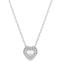Swarovski Kette mit Anhänger Schmuck Geschenk Ariana Grande Halskette Herz, mit Swarovski® Kristall