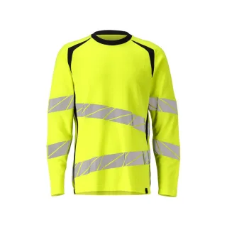 MASCOT Herren Langarmshirt Hi-vis Gelb / Schwarzblau 3XL - 19081-771-17010-3XLONE