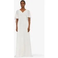 Kraimod Abendkleid mit Flügelärmeln & Falten-Top