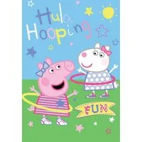 Wohndecke Fleece-Decke 100x150 cm Kuscheldecke aus 100 % Polyester, Peppa Pig