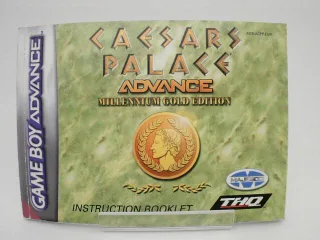 Caesars Palace Advance [Game Boy Advance] Anleitung