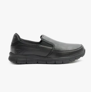 RELAXED FIT - NAMPA GROTON Herren Slipper Schwarz