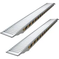 TRUTZHOLM Auffahrrampe 2x Schwerlastrampen 265 m 3300kg/Paar Alu 35cm Breite geriffelt Rampen (Set, 2-St), Hochwertig