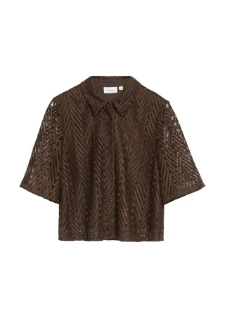 comma - Bluse braun - Gr. - 40